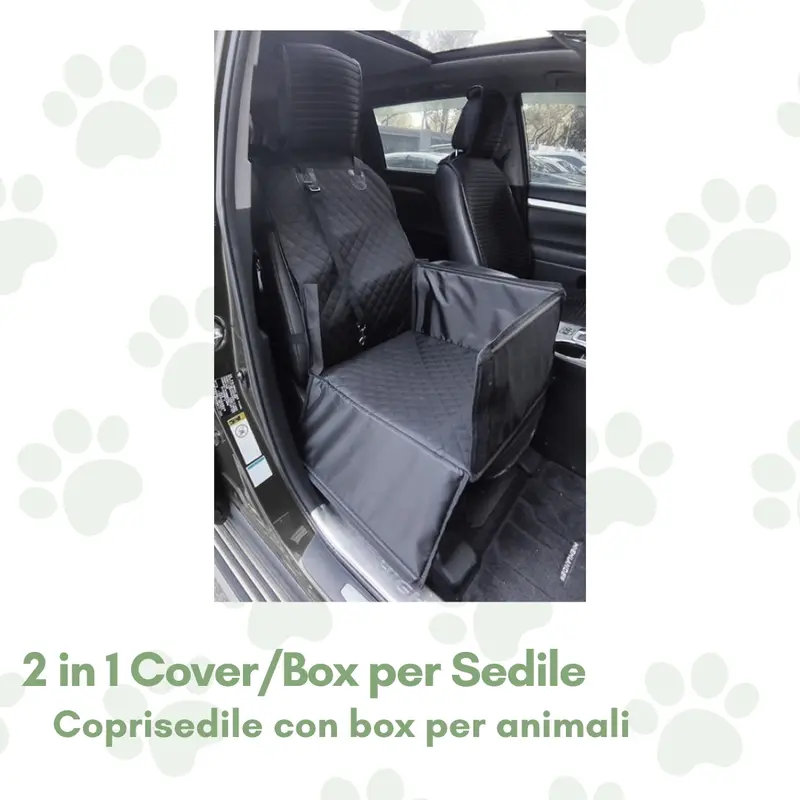 2 in 1 Cover/Box per Sedile