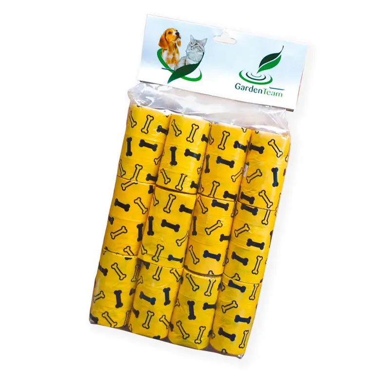 24 ROTOLI DA 15 SACCHETTINI GIALLI