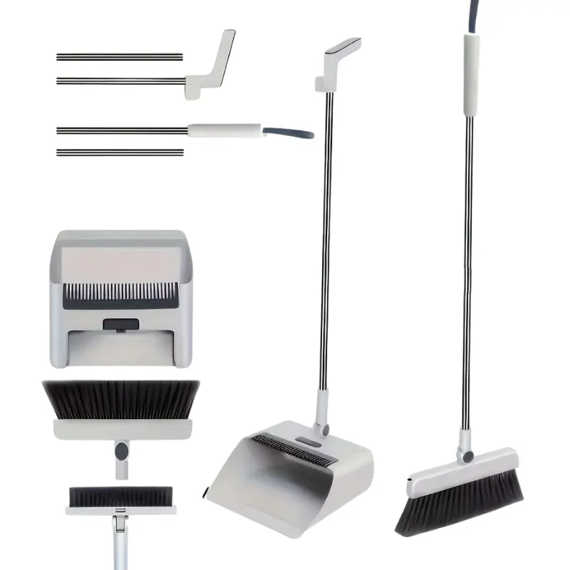 3-in-1 Home Cleaning Kit Broom Dustpan Brush