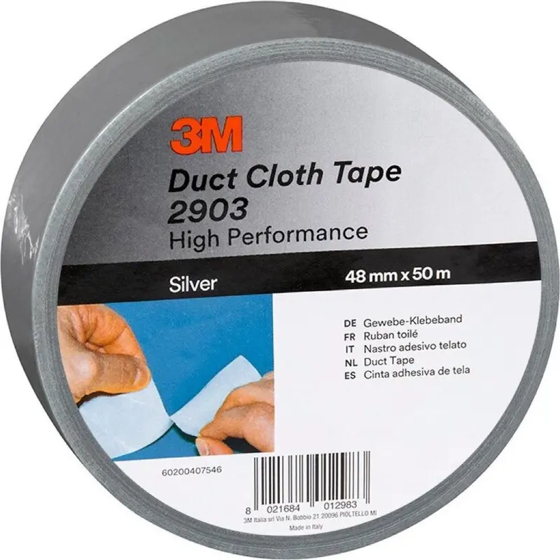 3m 290348s ducttape - zilver - 48x50mm