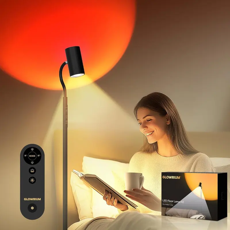 68 Inch Floor Lamp LED Lighting Gooseneck Adjustable Dimming