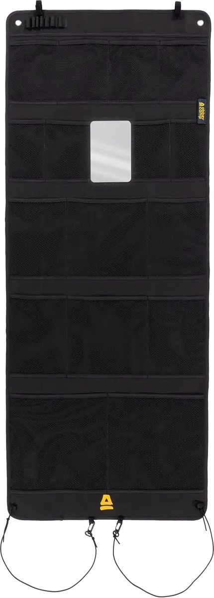 Abbey camp tent organizer - 16 vakken - met spiegel - ca. 125 x 50 cm