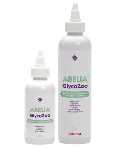Abelia GlycoZoo VetNova – Limpiador Auricular para Perros y Gatos