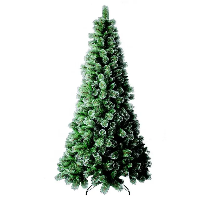 Abete Artificiale Glitterato PVC modello CRYSTAL