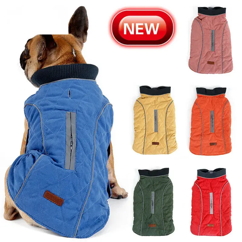 Abrigo Acolchado Retro para Perros - Estilo y Calidez | Mascotalux