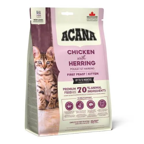 🐱 ACANA First Feast Kitten | Pienso natural sin cereales para gatitos con pollo y pescado