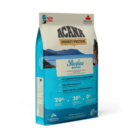 🐟 ACANA Pacifica No Grain – Pienso sin cereales con 5 pescados frescos para perros | Envío gratis en Gran Canaria desde 30 €