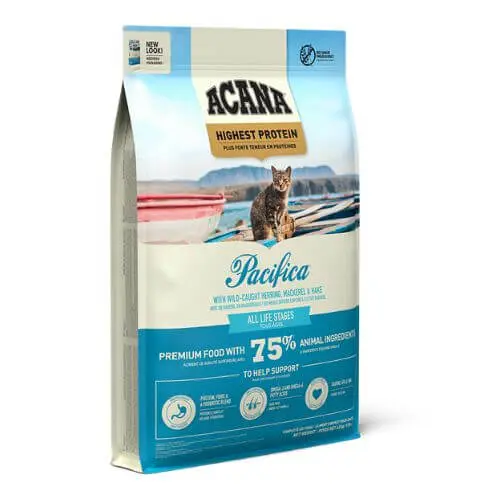 🐈 ACANA Pacifica | Pienso sin cereales para gatos con pescado fresco del océano