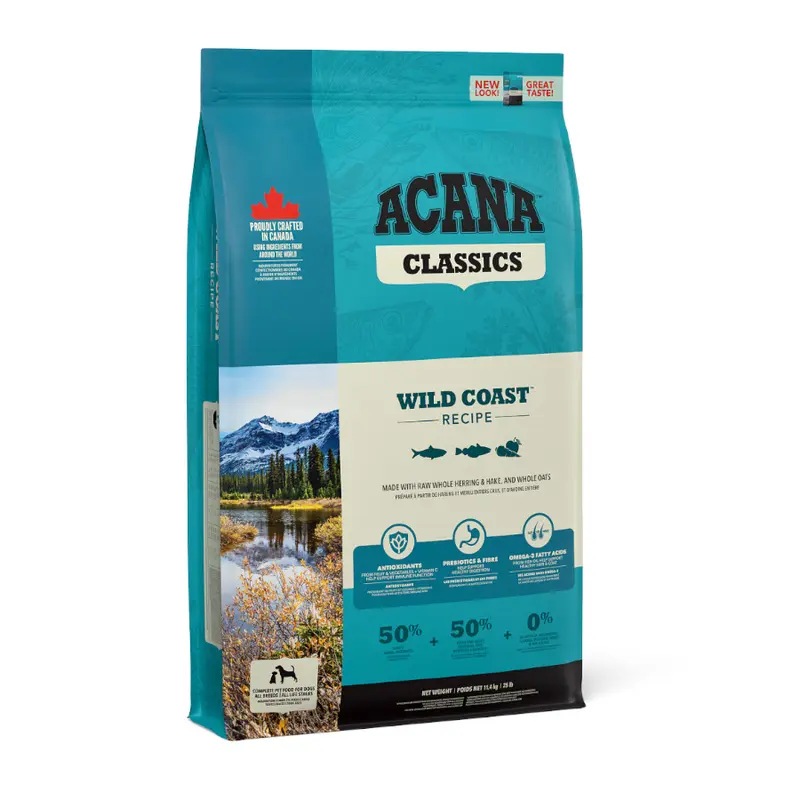 🐟 ACANA Wild Coast | Pienso con pescado fresco y natural para perros de todas las edades