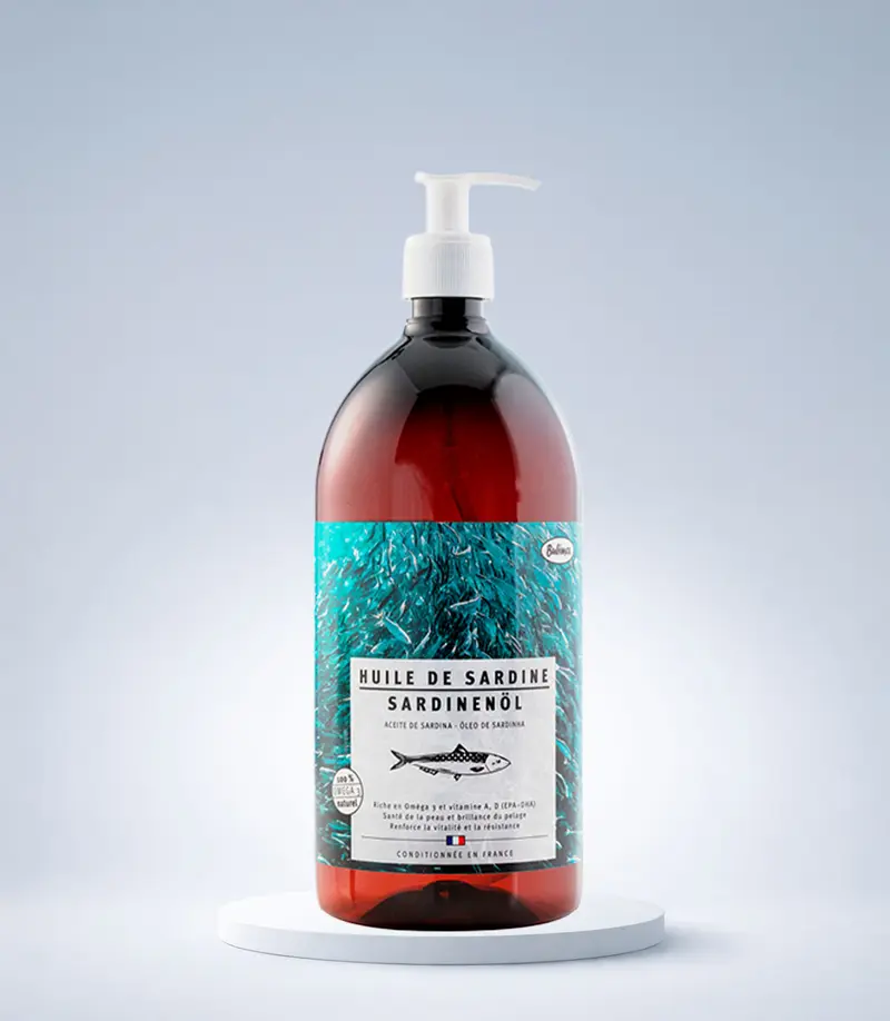 Aceite de Sardina para perros - Bubimex