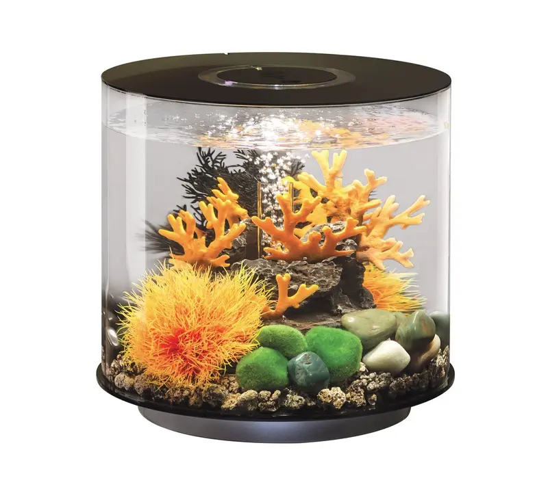 ACQUARIO A LED BIORB TUBE 15 LITRI NERO