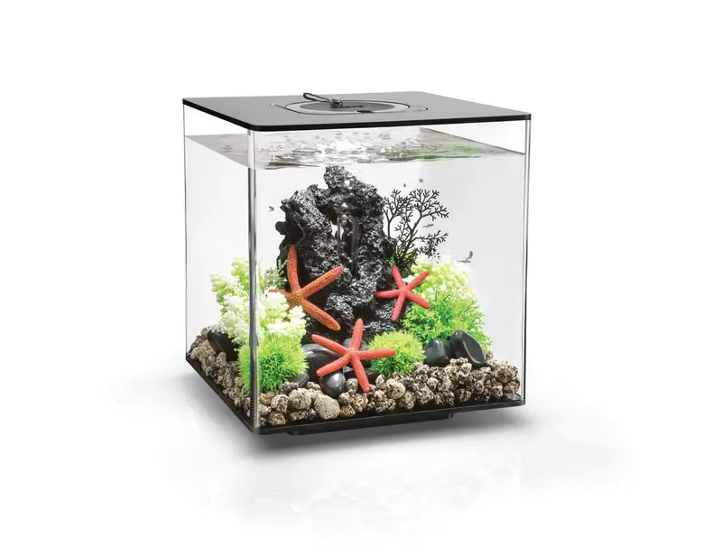 ACQUARIO A LED MCR BIORB CUBE 30 LITRI NERO