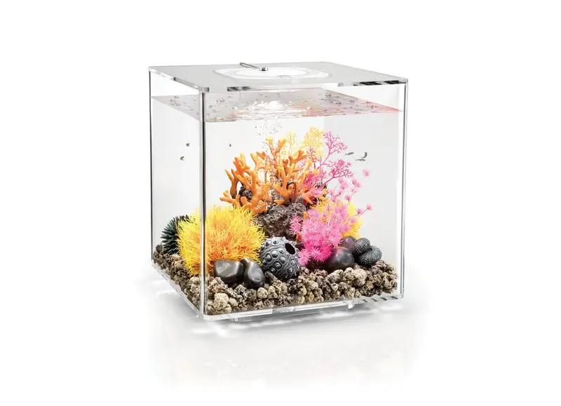 ACQUARIO A LED MCR BIORB CUBE 30 LITRI TRASPARENTE