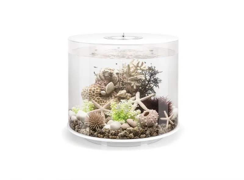 ACQUARIO A LED MCR BIORB TUBE 35 LITRI BIANCO