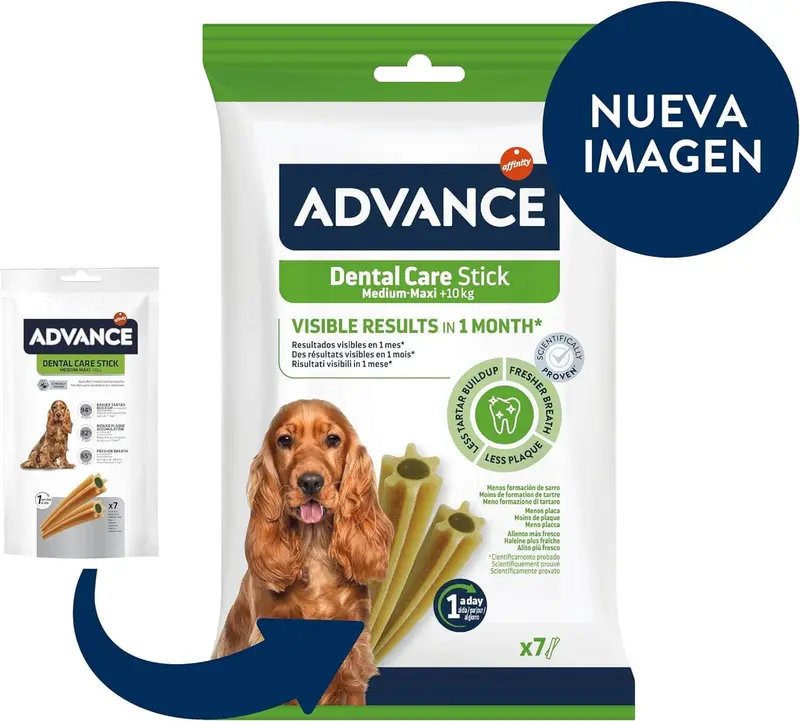 ADVANCE Dental Care Stick Medium-Maxi para perros | Pack 28 días