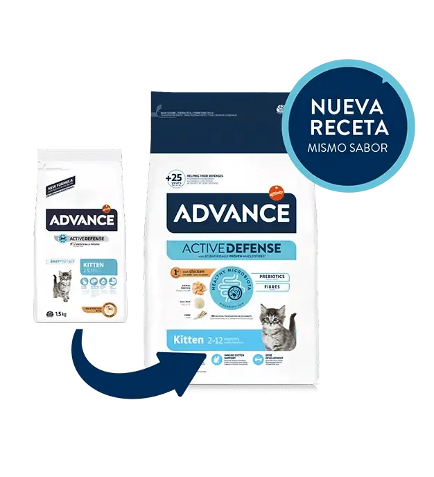 ADVANCE Kitten | Pienso con pollo para gatitos jóvenes de 2 a 12 meses