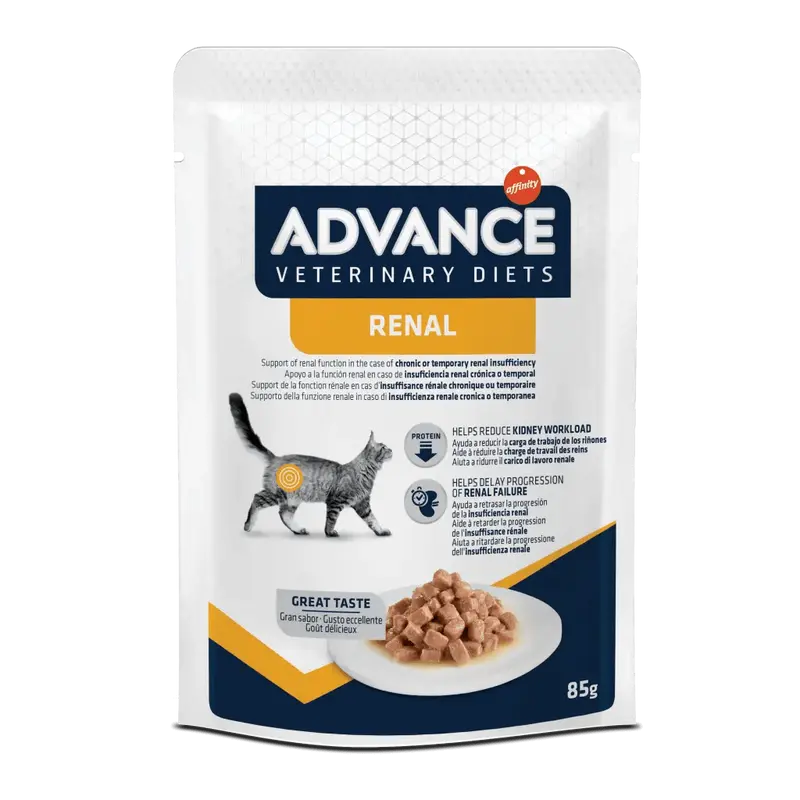 ADVANCE Vet Renal | Comida húmeda para gatos adultos Pack 12 x 85g