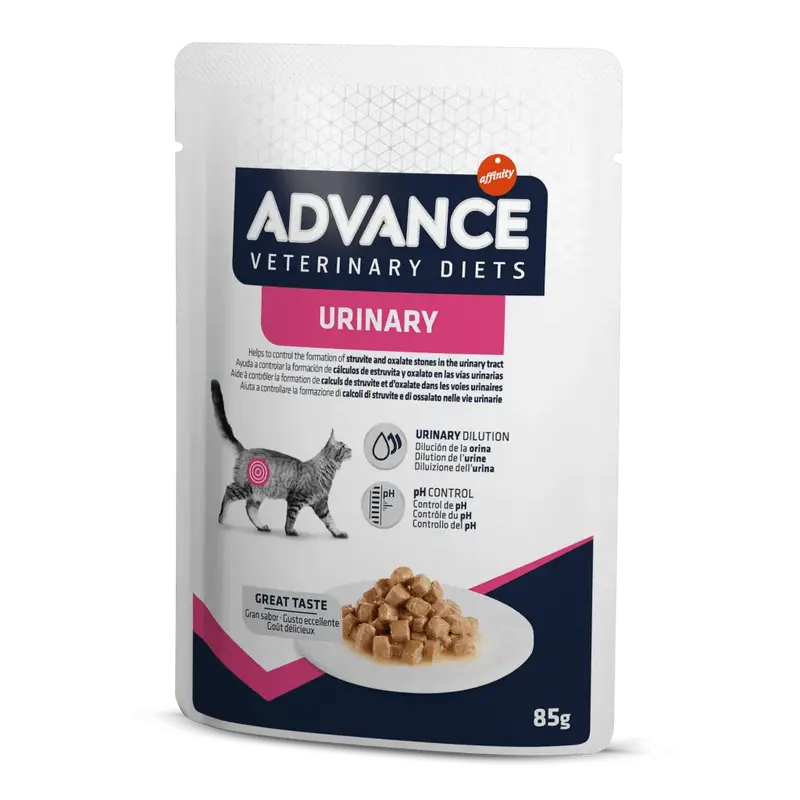 ADVANCE Vet Urinary | Comida húmeda para gatos adultos Pack 12 x 85g