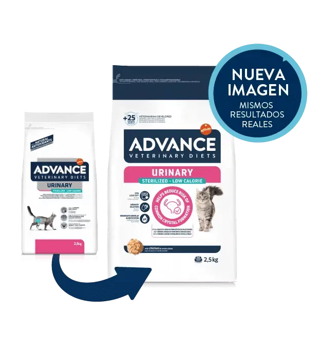ADVANCE Vet Urinary Sterilized Low Calorie | Pienso para gatos adultos esterilizados