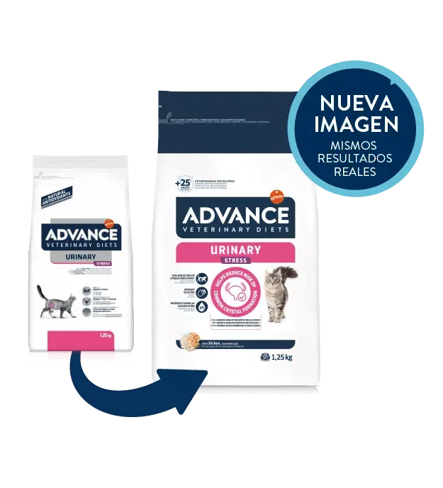 ADVANCE Vet Urinary Stress | Pienso para gatos adultos 1,25 kg