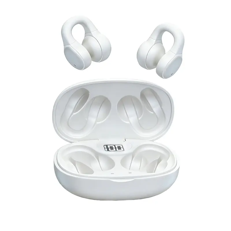 AIR Active 3.0 White Sport Earbuds (Open Ear True Wireless Headphones)