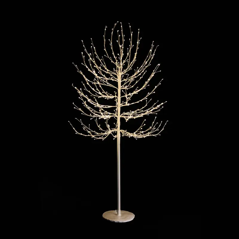 Albero bianco con LED bianco classico
