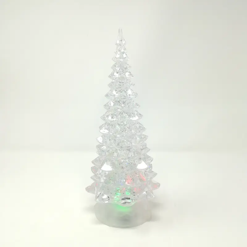 Albero con Glitter in movimento e LED color changing