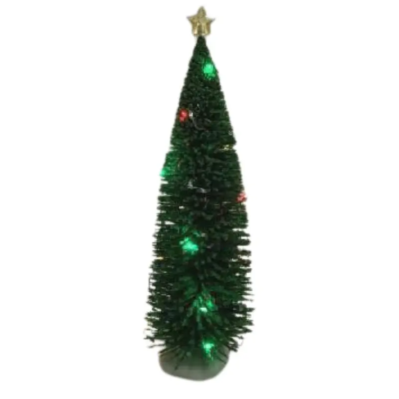 Albero con LED multicolor H30 cm a batteria