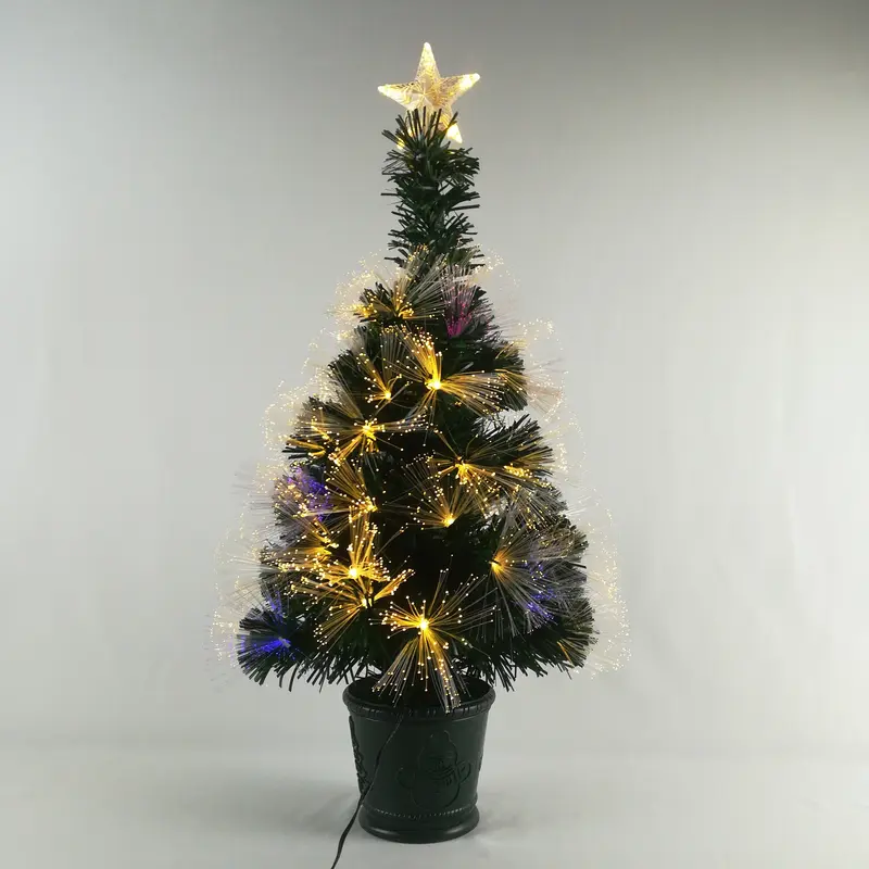 Albero Fibre Ottiche sfumate MULTICOLOR Uso INTERNO