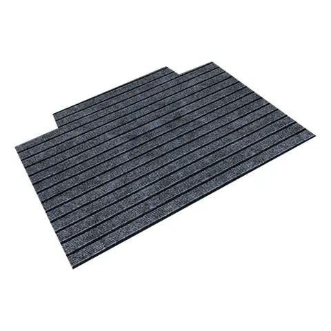 Alfombra de cocina antideslizante — Diseño de 7 franjas en PVC lavable