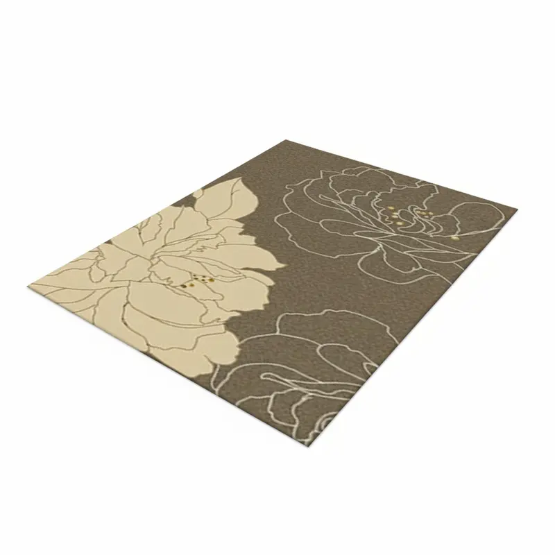 Alfombra moderna de lujo ligero — Diseño abstracto con degradado elegante