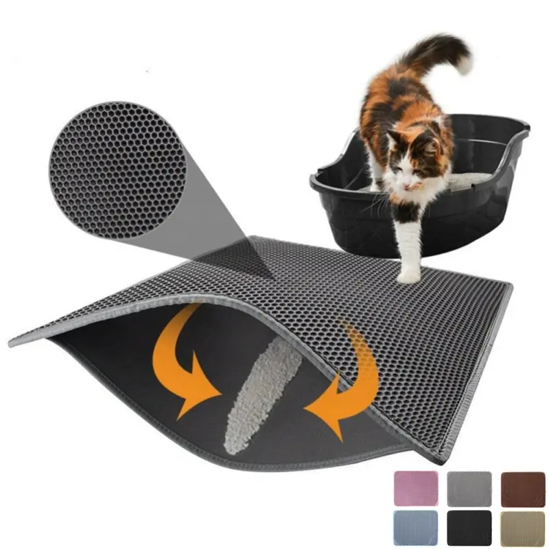 Alfombrilla impermeable para gatos .