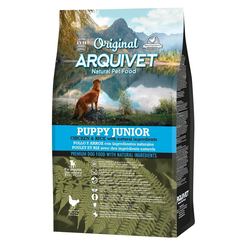 Alimento de Pollo y Arroz para cachorros y perros jóvenes - Original