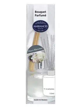 AMBIANCE BERGER DIFFUSORE A BASTONCINI 115 ML FLEURS BLANCHES