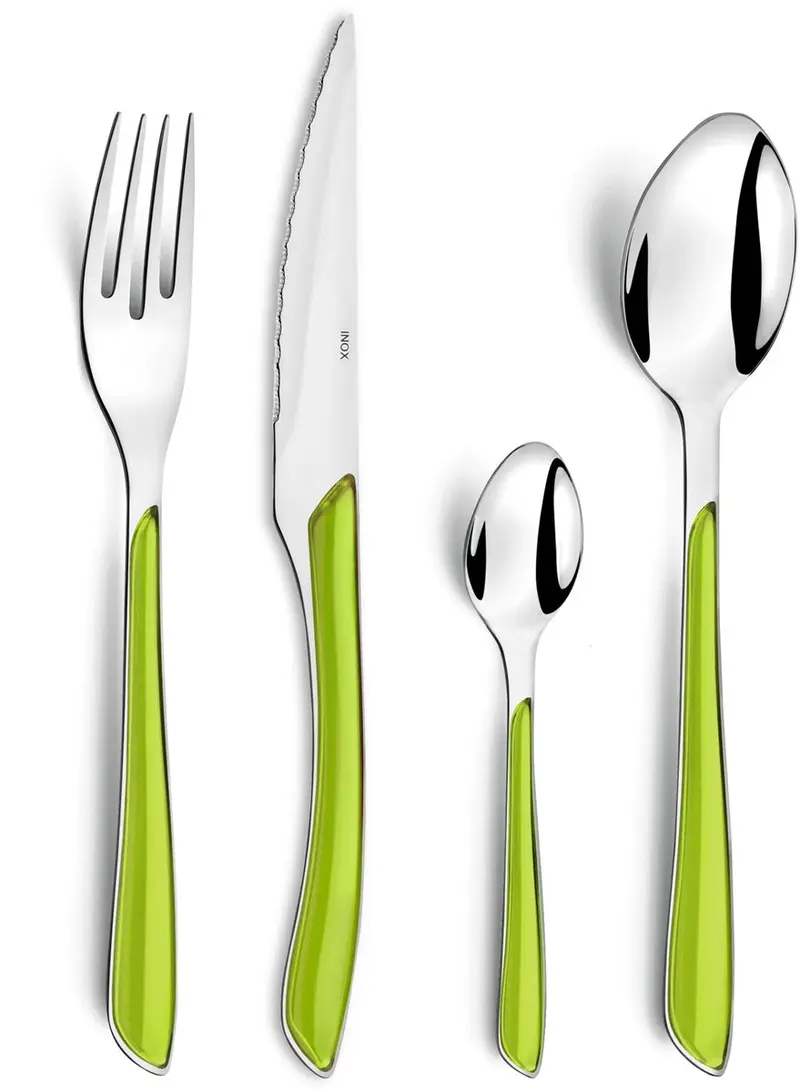 Amefa - eclat - bestekset - 16-delig - 4 personen - hoogglans - groen