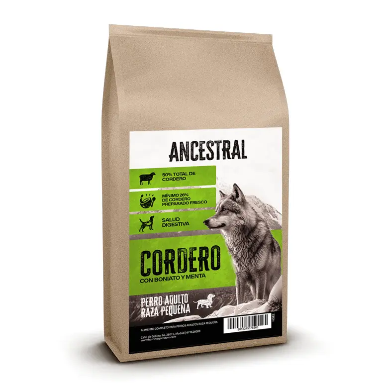 ANCESTRAL - Cordero Boniato y Menta (Bola Mini) 2kg