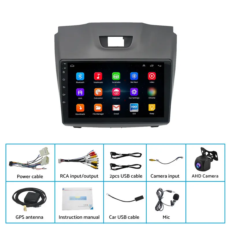 Android 11 Car Radio with Apple CarPlay Suitable For Holden Colorado RG GPS Navigation DSP