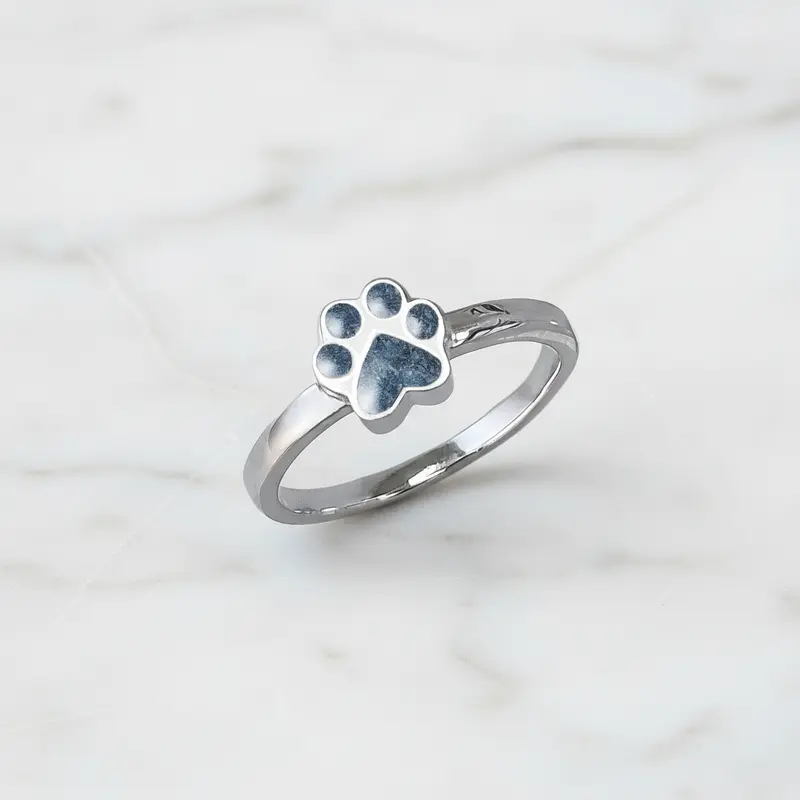 Anillo de Cenizas de Mascota en Huella