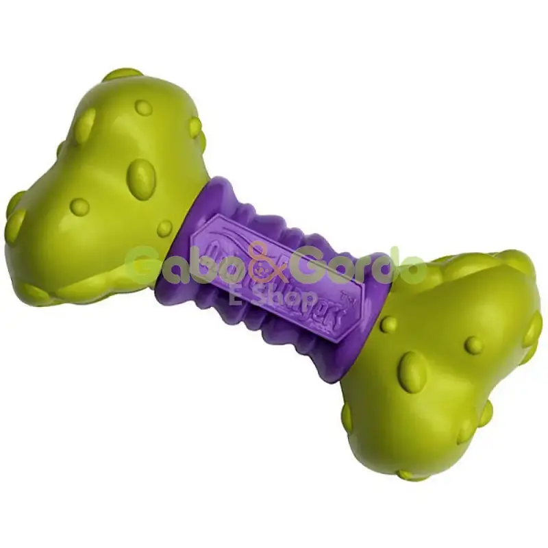 ANIMA FLINGERS Hueso para perros (verde) 5 in (12.7 cm)