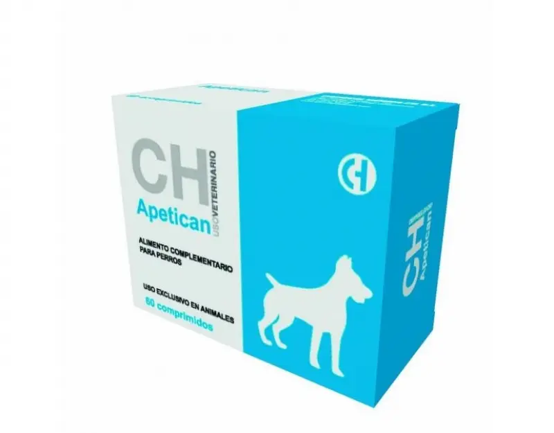 Apetican 60 Comprimidos Chemical Ibérica – Estimulante del Apetito para Perros y Gatos