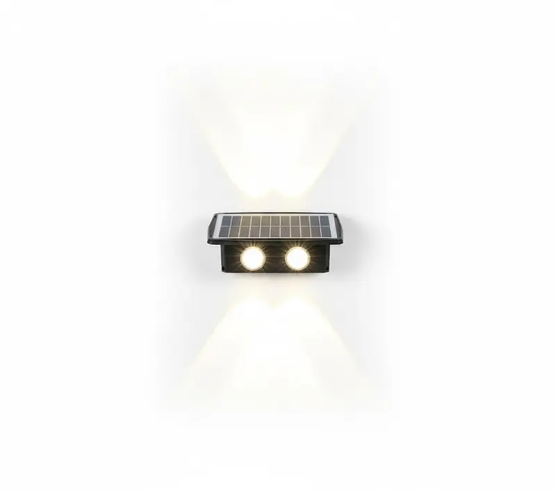 Aplique Solar de Pared Impermeable IP65 – Iluminación Automática para Exteriores