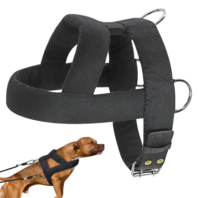 Arnés de entrenamiento de peso ajustable para perro, chaleco para tirar de peso.