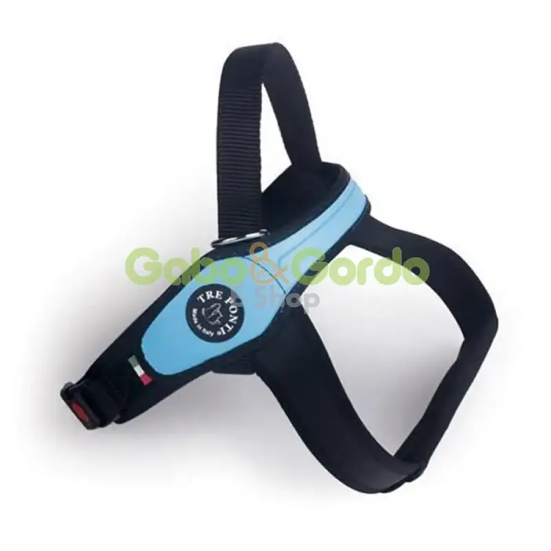 Arnés Reflectante para Mascotas TRE PONTI Primo Azul-Light – Seguridad y Comodidad para tu Perro en Islas Canarias