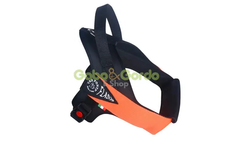 Arnés Reflectante TRE PONTI Flash Naranja para Perros Medianos y Grandes – Seguridad y Visibilidad en Paseos Nocturnos