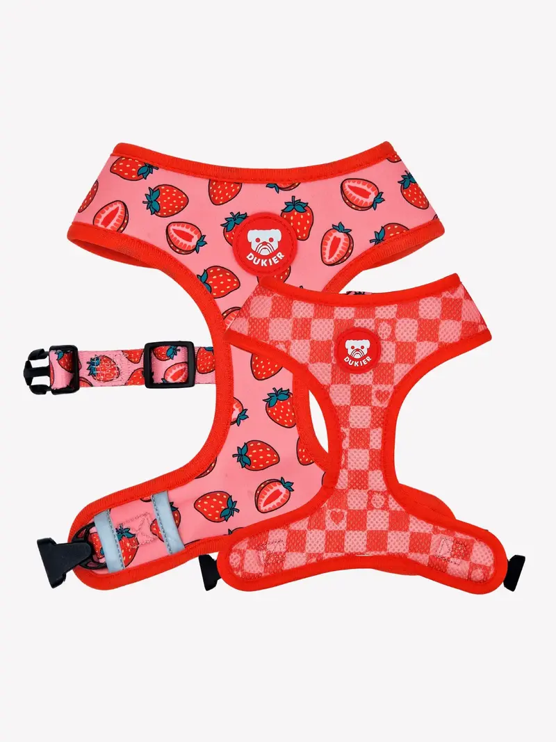 🍓 Arnés reversible Berry Love DUKIER | Comodidad y diseño 2 en 1