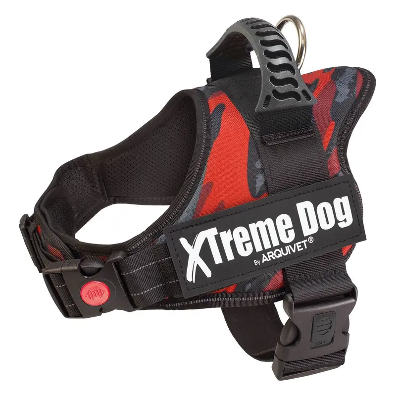 Arnés Xtreme Dog - Camuflaje Rojo