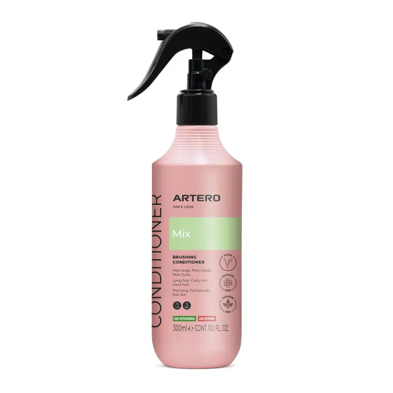 🐶 Artero Acondicionador Mix Spray Sin Aclarado 300 ml | Desenredante y Brillo Profesional para Perros y Gatos