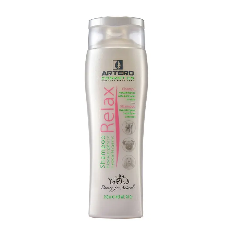 🧴 Artero Champú Relax 250 ml – Cuidado Hipoalergénico para Perros y Gatos con Piel Sensible