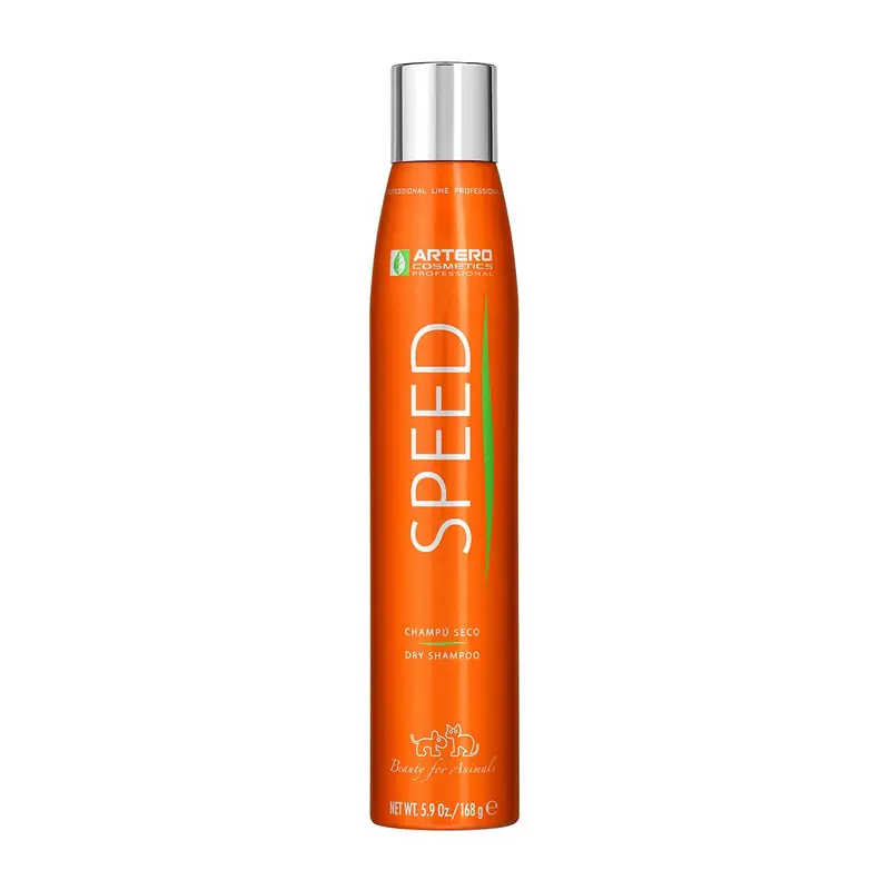 🐶✨ Artero Champú Seco Speed 300 ml en Spray | Limpieza rápida sin agua para perros y gatos