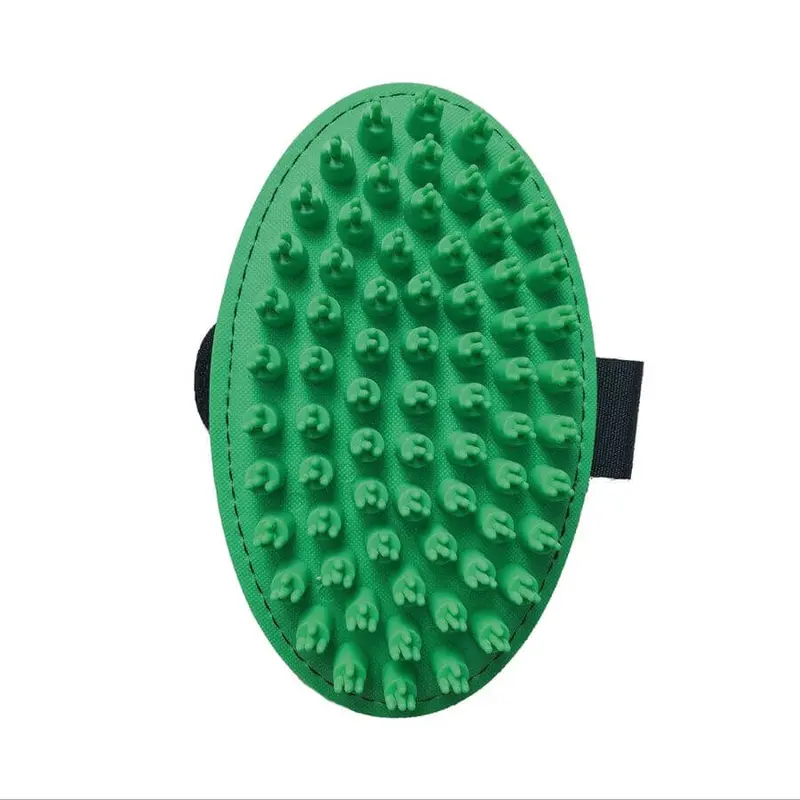 Artero Complements Manopla Goma Verde – Manopla para Perros de Pelo Corto